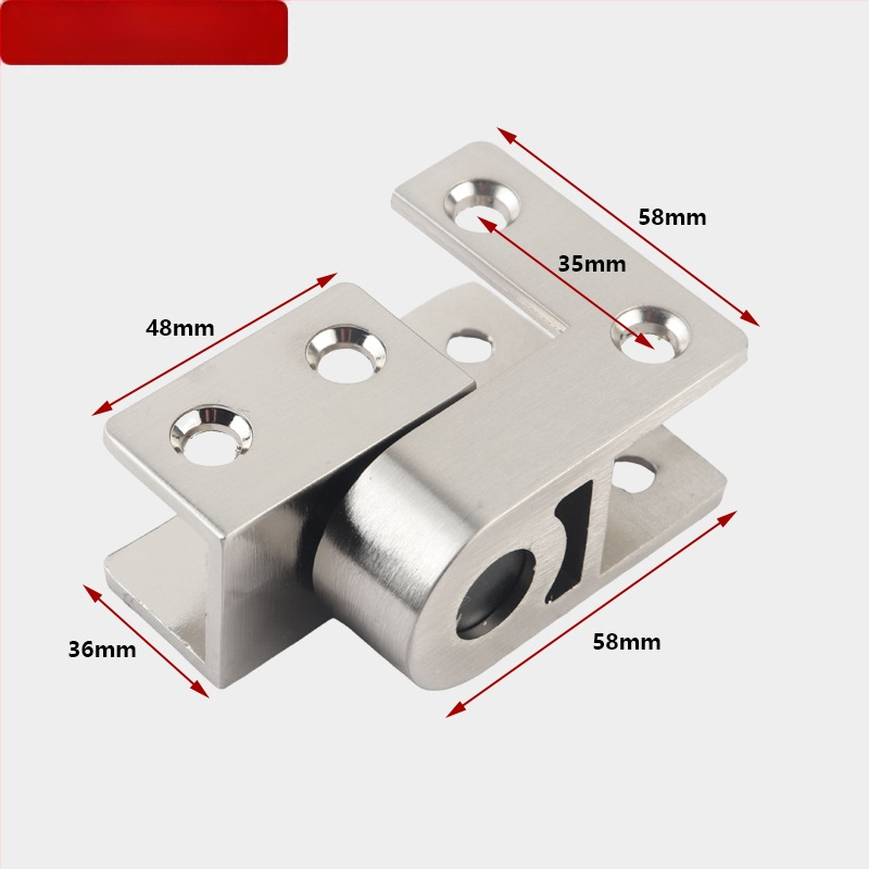 Aliuminio lydinio viešojo tualeto pertvarų vyrių, viršutiniai ir apatiniai, šlifuotas paviršius, pakėlimo vyrių, prekės ženklas Suoweigu