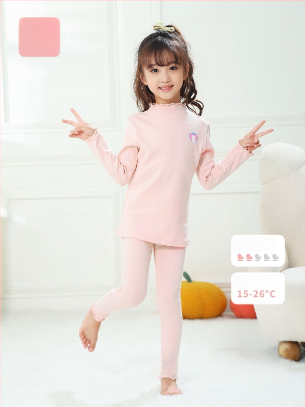 Mergaitei korejiečių stiliaus medvilniniai leggingai, vidurio liemens aukštis, 95% medvilnė, amžius 3–8 m