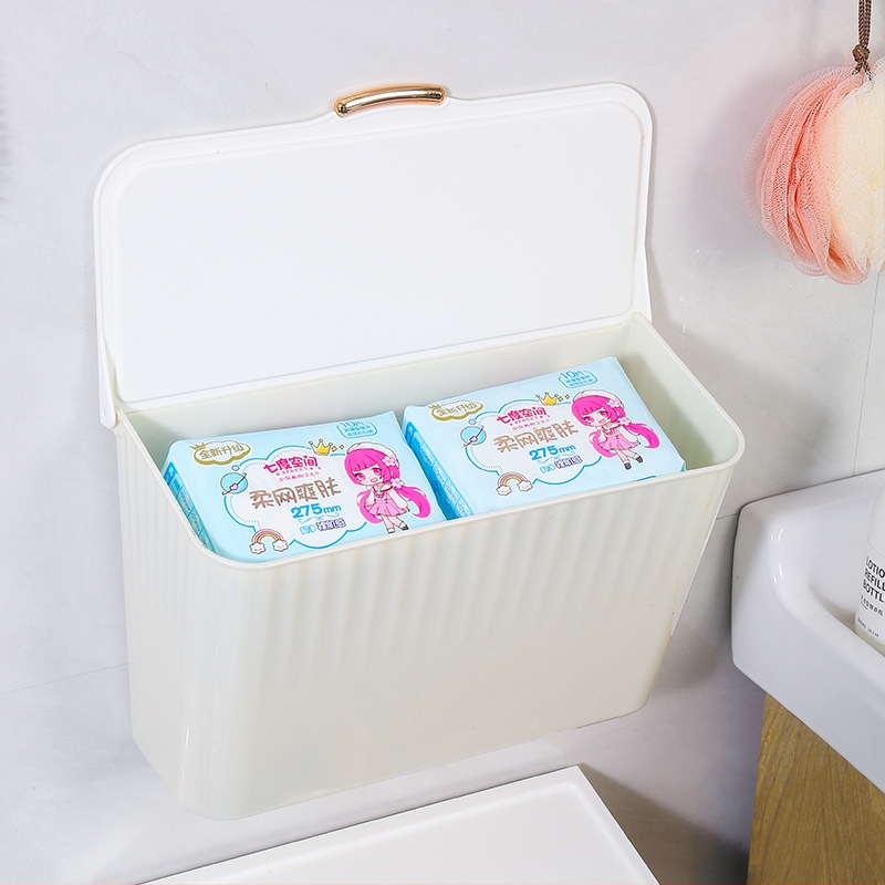 Seinasse paigaldatav plastikkast vannitoale, 18 L, mitmekülgne, kaasaegne stiil