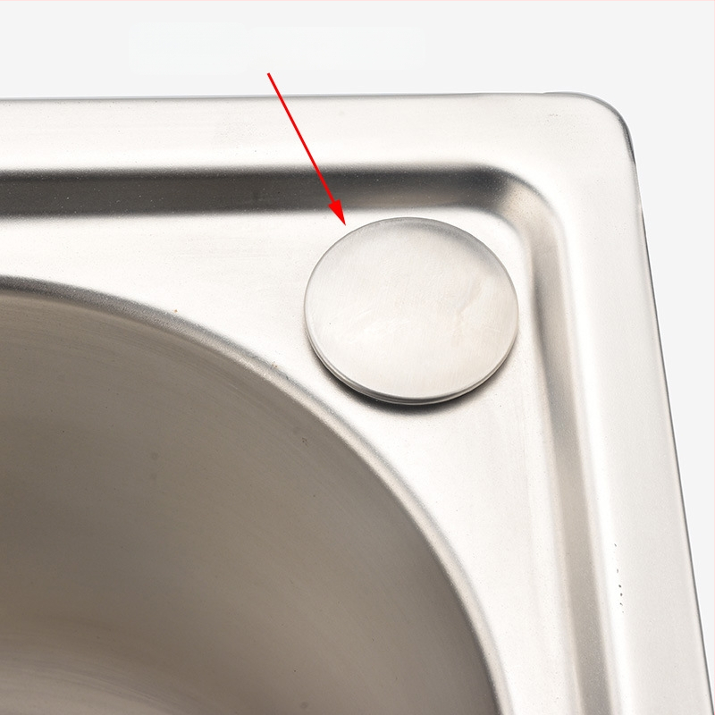 Dekoratív kryt otvoru drezu z nehrdzavejúcej ocele a plastu, materiál: nehrdzavejúca oceľ + plast, značka Qingduo, štýl Nová Čínska