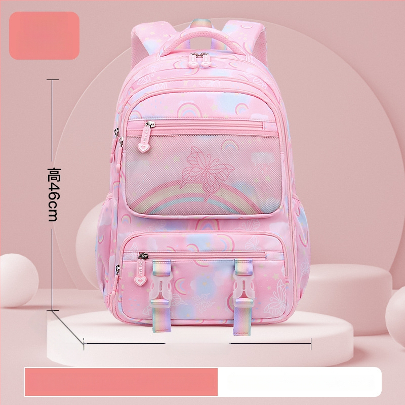 Sesame Baby nailon koolikott tüdrukutele lillemustriga, 5.–6. klassile, polüestervooder