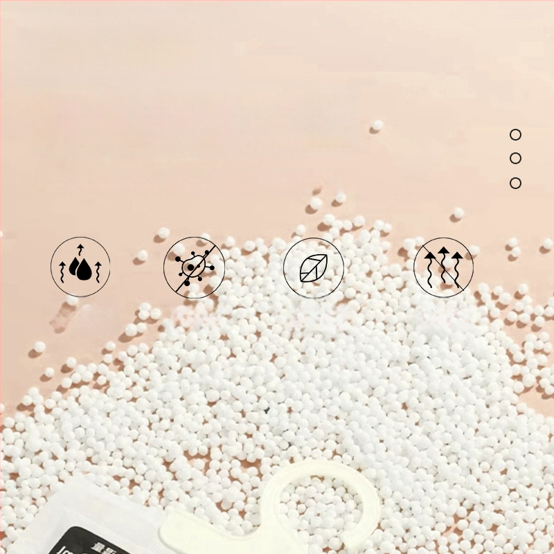 Bamboo rhyme Desikantas maišelis su kalcio chloridu, 200 g, pakabinamas kabliukas, namų drėgmės mažinimo priemonė