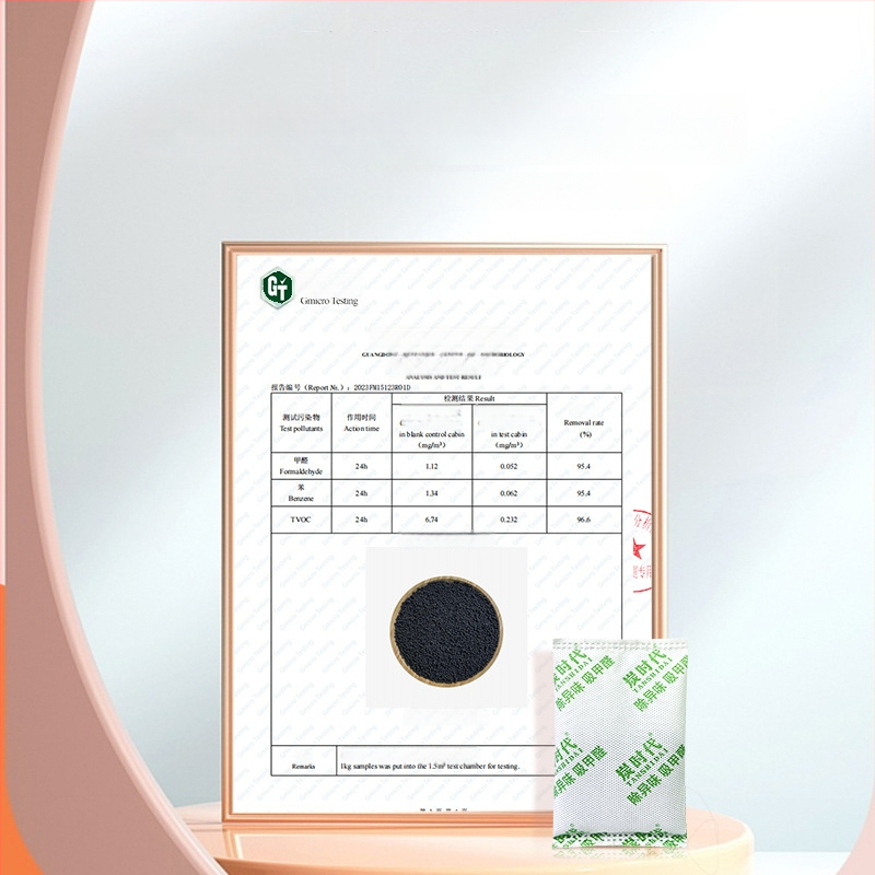 Bambuko anglies maišelis formaldehido šalinimui ir drėgmės absorbcijai, 100 g/vnt., skirtas patalpai, pakuočių 10/15/20/30/50