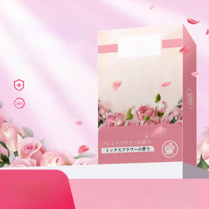 Drabužių spintos desikanto maišeliai rožių kamforo aromatu, 200 vnt., drėgmės sugeriančios granulės