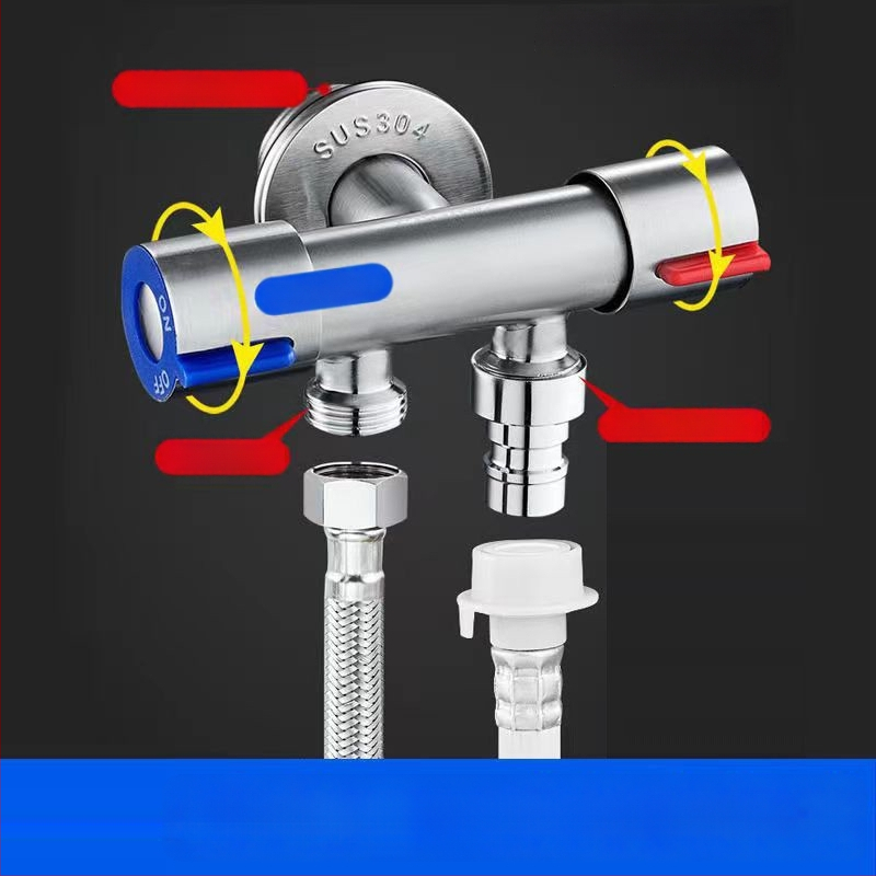 304 roostevabast teras tualeti bideti pihusti komplekt, sisemine diameeter 20 mm, käsitsi paigaldus