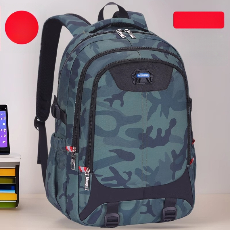 Kamuflaažseljakott 20–35L, PU materjal, kumerad õlarihmad, vaba aja reisimise stiil