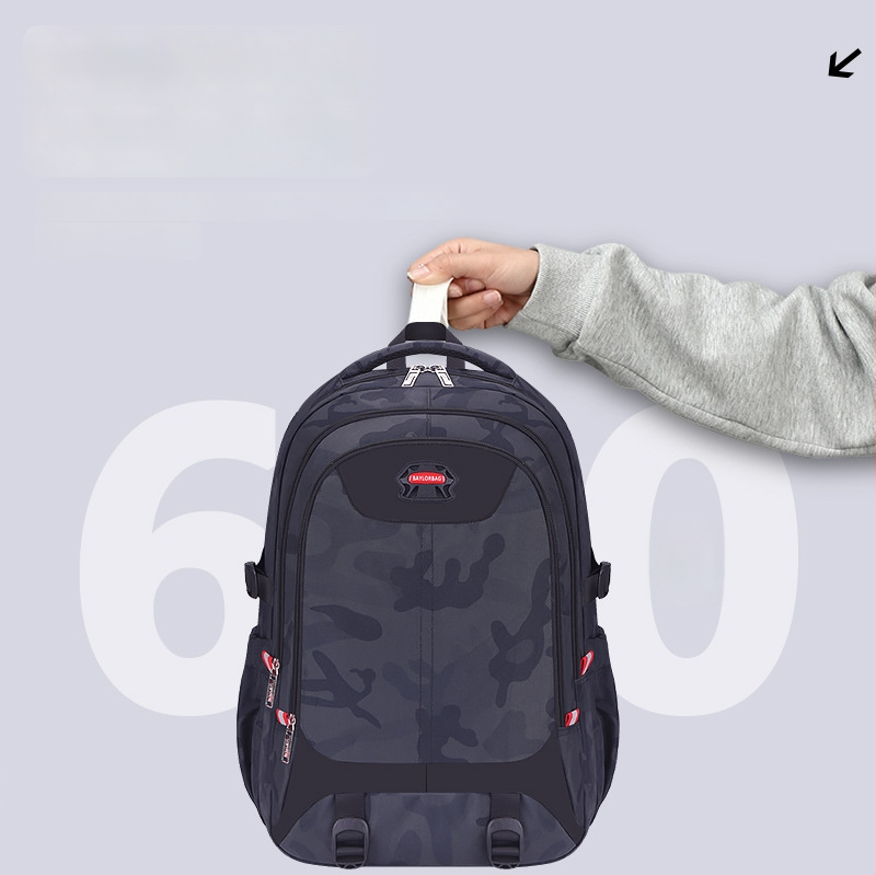 Kamuflaažseljakott 20–35L, PU materjal, kumerad õlarihmad, vaba aja reisimise stiil