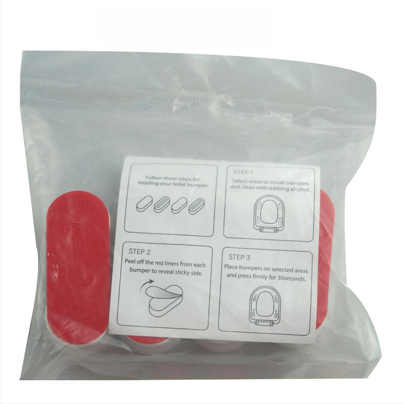 Tualetikaane tihendipad – ABS ja TPE, Wash Joy, liimiga paigaldus, kaasaegne minimalistlik stiil.