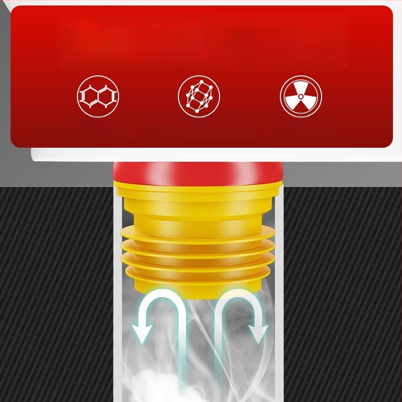 Silikoonist WC flantsi tihend — moodsalt minimalistlik stiil, liimitav paigaldus
