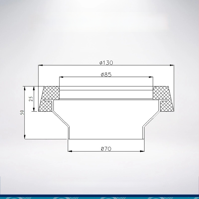 Tualeti tihendusrõngas – kumm, kaubamärk The Kiss of the Wolf, tihendamine, stiil: kaasaegne lihtsus