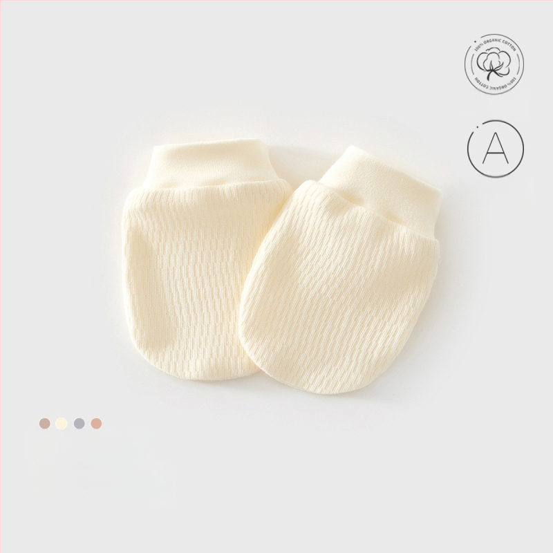 Kūdikių drabužių komplektas – unisex, 100% medvilnė, su kepure, pirštinėmis ir kojinėmis – švelnus audinys