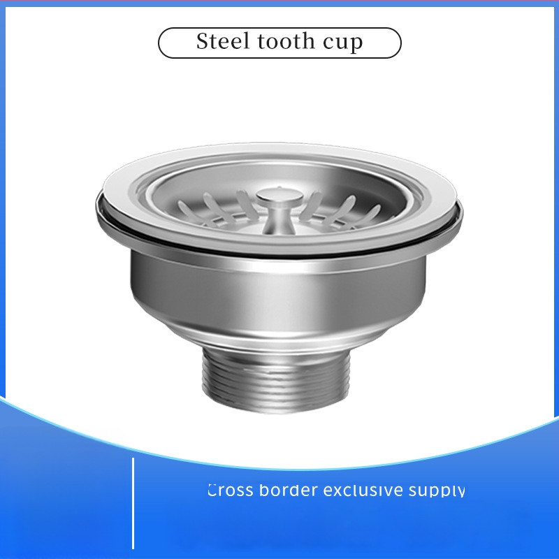 Kahekordne roostevabast terasest valamukasti drenaaž, tõmbe tüüp, Briti stiil — mudel Steel Head; bränd Oshunnuo; materjal: roostevaba teras; kuju: Briti drenaaž; tüüp: tõmblemine