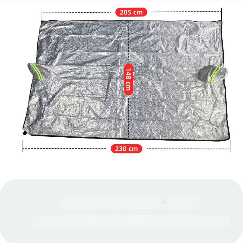 Priekinio stiklo sniego uždanga automobiliui - PE medžiaga, įmontuotas montavimas, universalus suderinamumas, žieminis dangtis