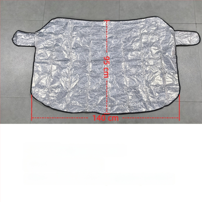 Priekinio stiklo sniego uždanga automobiliui - PE medžiaga, įmontuotas montavimas, universalus suderinamumas, žieminis dangtis