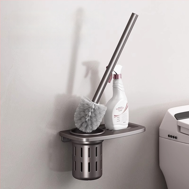 Seinasse paigaldatav tualeti harja hoidja, roostevabast terasest, 1 tk, puurimata, ilma akendeta nurkade
