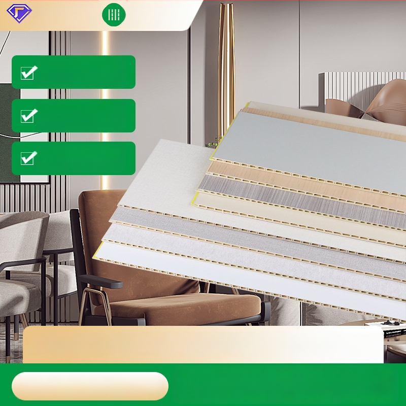 Bambusest kiududest WPC fooni seina paneel — isetegemise klõps-süsteem; Materjal: bambuse kiud; Mudel: Bamboo Wood Fiber Zero-Glue Wall Panel; Helieristus 50 dB; Soojusjuhtivus 0,23 W/mK; Päritolu: Linyi