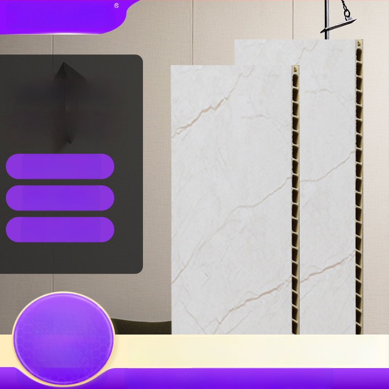 Kivist-plastist seinapaneel – integreeritud PVC paneel kaltsiumiga, tugev heliisolatsioon, soojusjuhtivus 0,23 W/mK