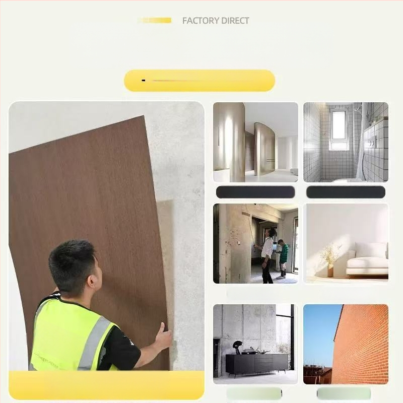 Puidust vineerpaneel siseemate seina jaoks puidugraan viimistlusega, klipp-paneel (Materjal: bambus; Mudel: pidev volditav kartong; Heli isolatsioon: 0; Soojusjuhtivus: 0)