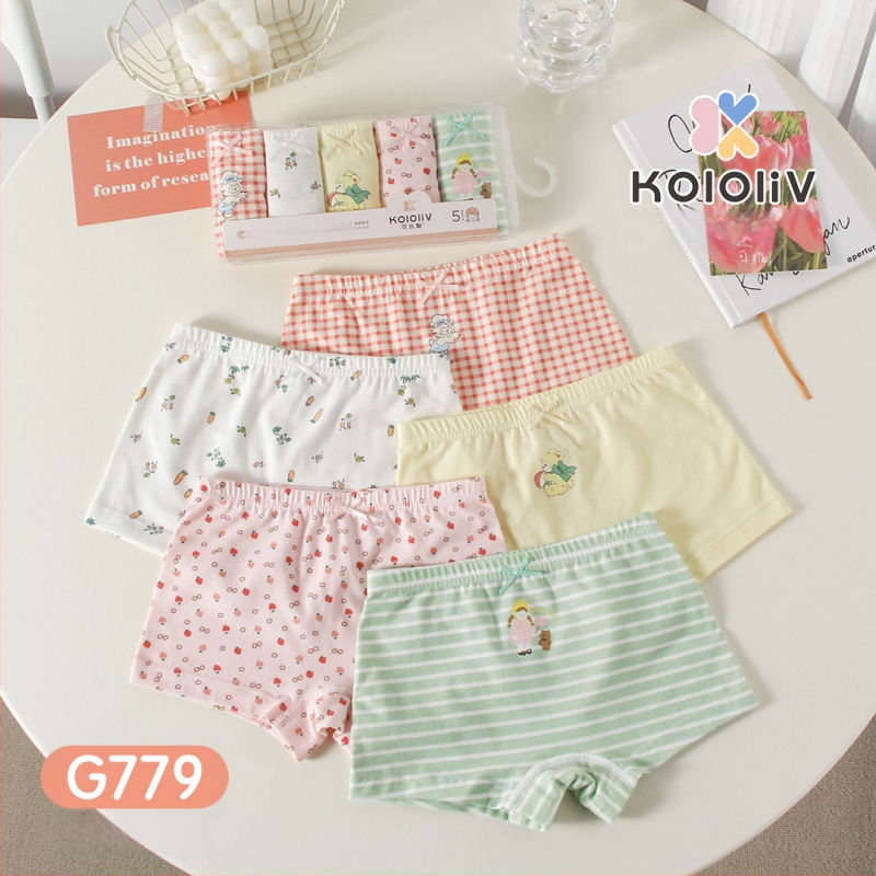 Mergaitėms skirti antibakteriniai medvilniniai bokseriai kelnaitės, 100% medvilnė, klasė A, su spauda, vaikams nuo 8 metų.