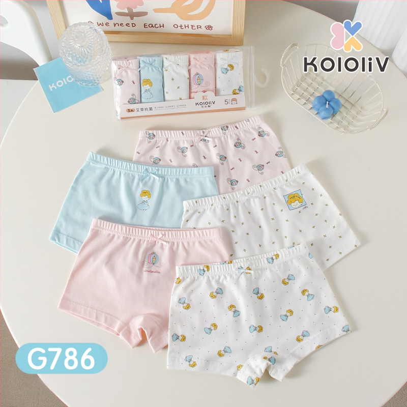 Mergaitėms skirti antibakteriniai medvilniniai bokseriai kelnaitės, 100% medvilnė, klasė A, su spauda, vaikams nuo 8 metų.