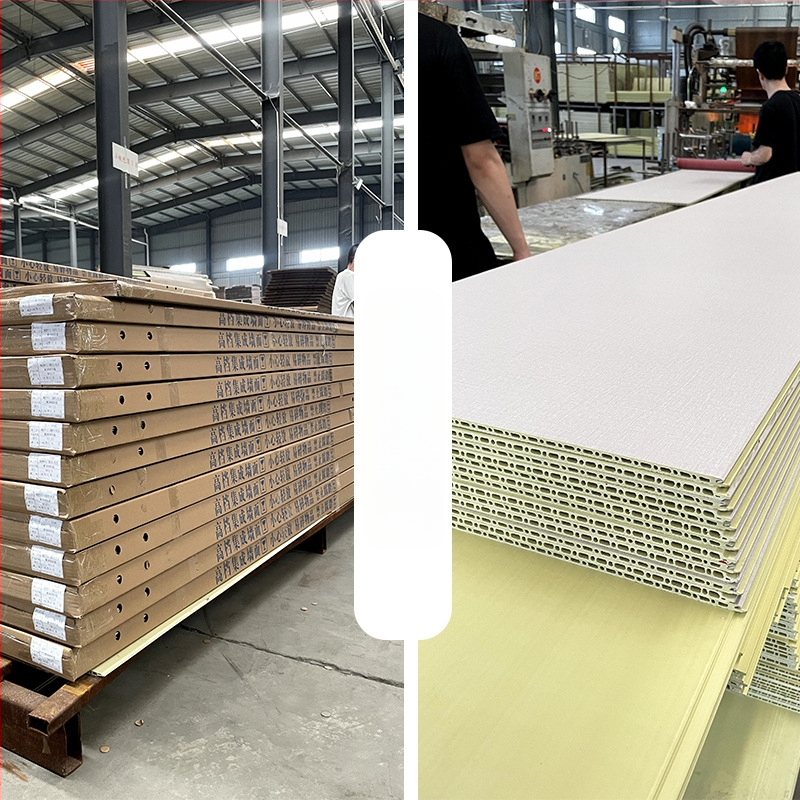 Bambuko pluošto integruoti sienų paneliai – PVC, storis 8–9 mm, stiliai: lygus / amerikietiškas / naujasis kiniškasis / modernus minimalistinis / lengvas prabangos pojūtis