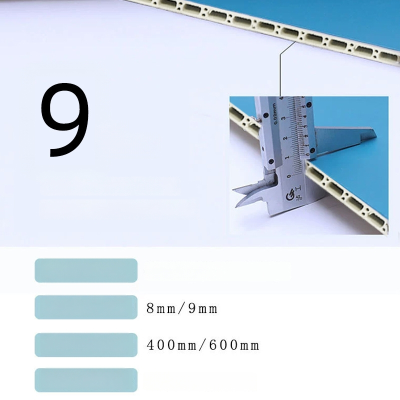 Bambuko pluošto integruoti sienų paneliai – PVC, storis 8–9 mm, stiliai: lygus / amerikietiškas / naujasis kiniškasis / modernus minimalistinis / lengvas prabangos pojūtis