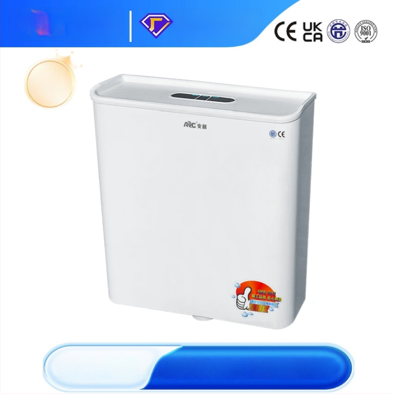 Klekto klozete bakelis, PP medžiaga, 12 L reguliuojamas plovimas, rankinis valdymas, gruntinis drenažas