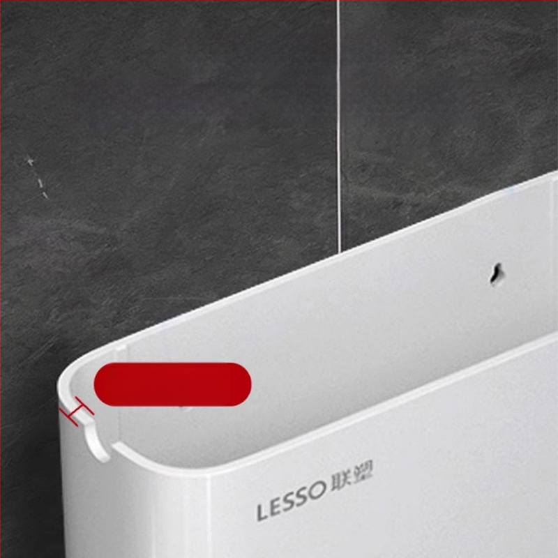 Klozetui skyles vandens bakelis, PP medžiaga, rankinis plovimas, 3–6 L talpa, grindų nuotėkis