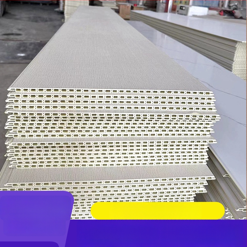 WPC sienos panelė iš bambuso-medienos pluošto, stilius Modernus Paprastumas, prekės ženklas Shunfuda, modelis 202307102355, garso izoliacija 4