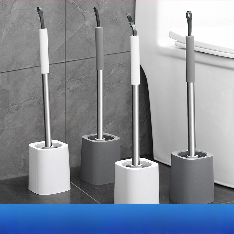 Tualetiharja pikkade käepidemetega, seinale kinnitatav, ümmarguse alusega — Independence 4901, roostevaba teras