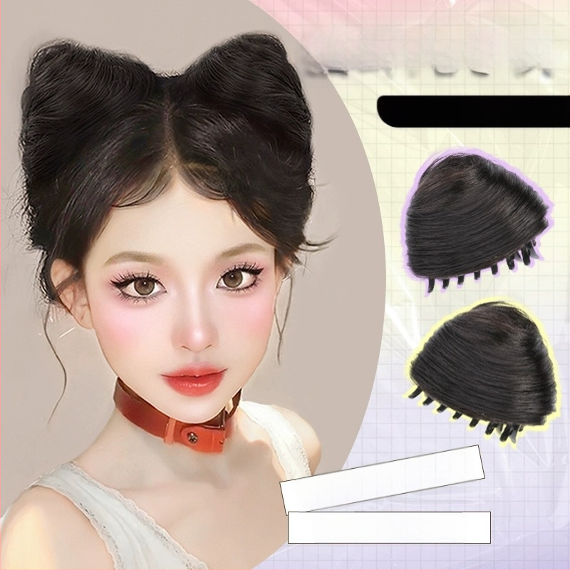 Kassi kõrvadega parukas kuklis stiilis, klipsi kinnitusega, kuumuskindlad kiud, ei värvita, Halloween jaoks