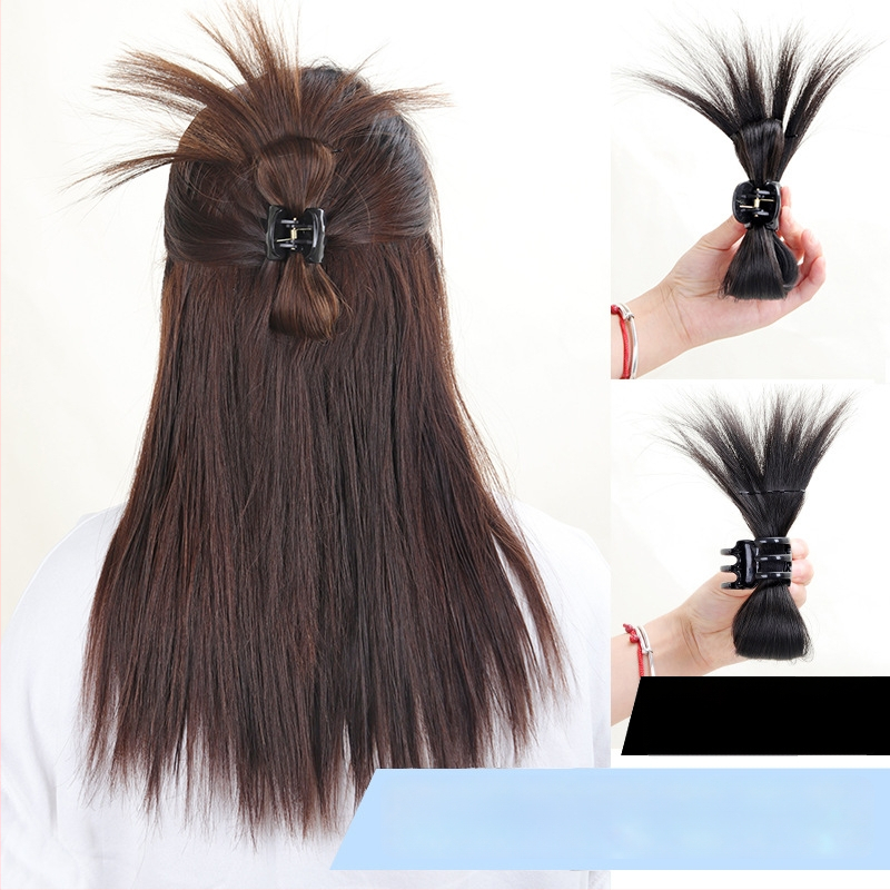 Poni juuksepik - juuksekimps, kõrge temperatuuriga traat, ei sobi värvimiseks