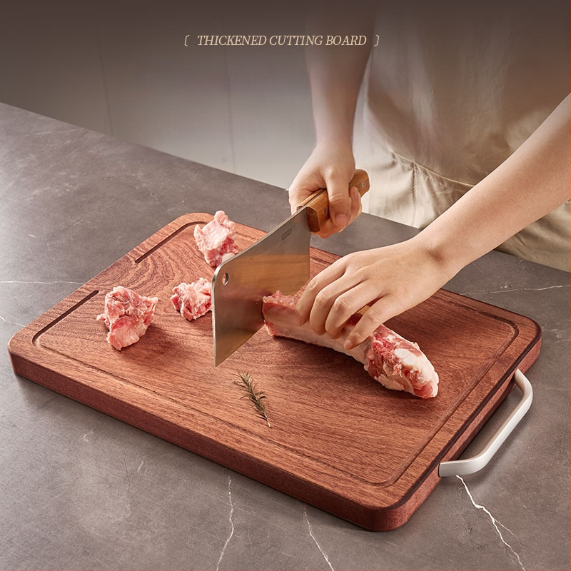 Drevená doska na krájanie, Kmd/kemanduo, obojstranná, domáce použitie, moderný minimalistický štýl