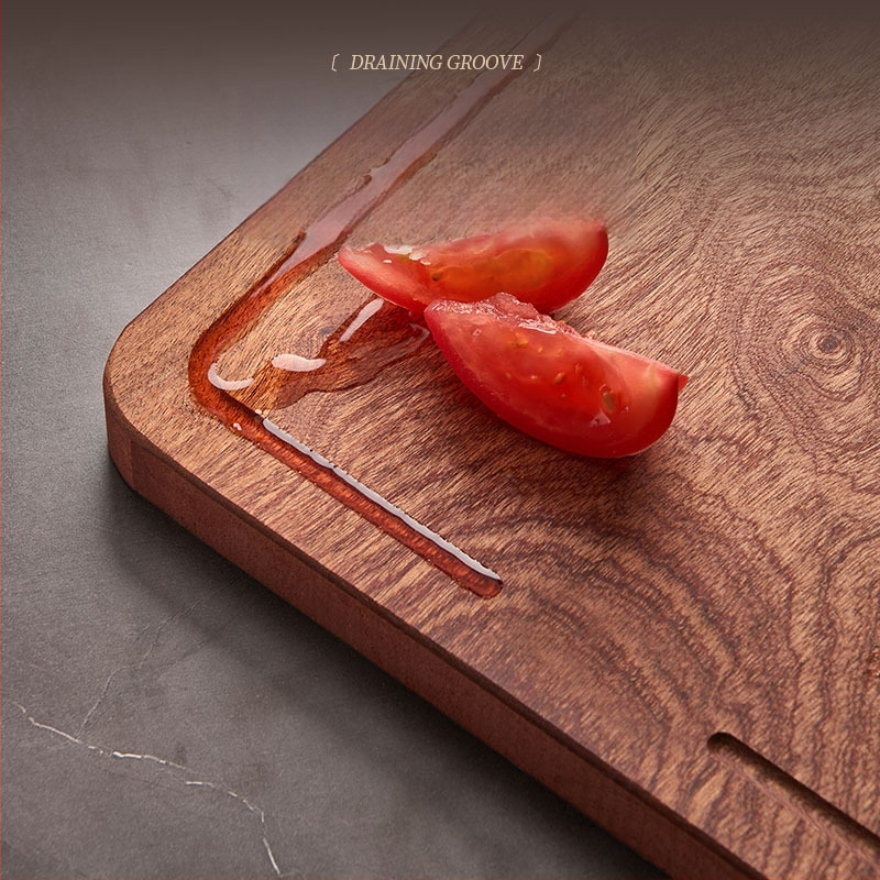 Drevená doska na krájanie, Kmd/kemanduo, obojstranná, domáce použitie, moderný minimalistický štýl