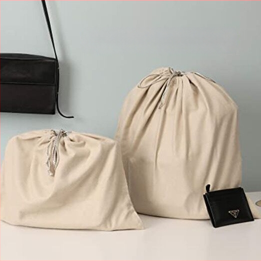 Nubukist kott nööriga – pehme kaitseorganisaator meigile, aluspesule ja riietele