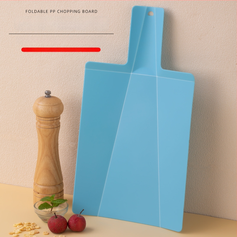 Zložiteľná plastová doska na krájanie s tvarom lopatky, kuchynský doplnok (PP; sterilizácia; protišmyková; antibakteriálna; bakteriostatická)