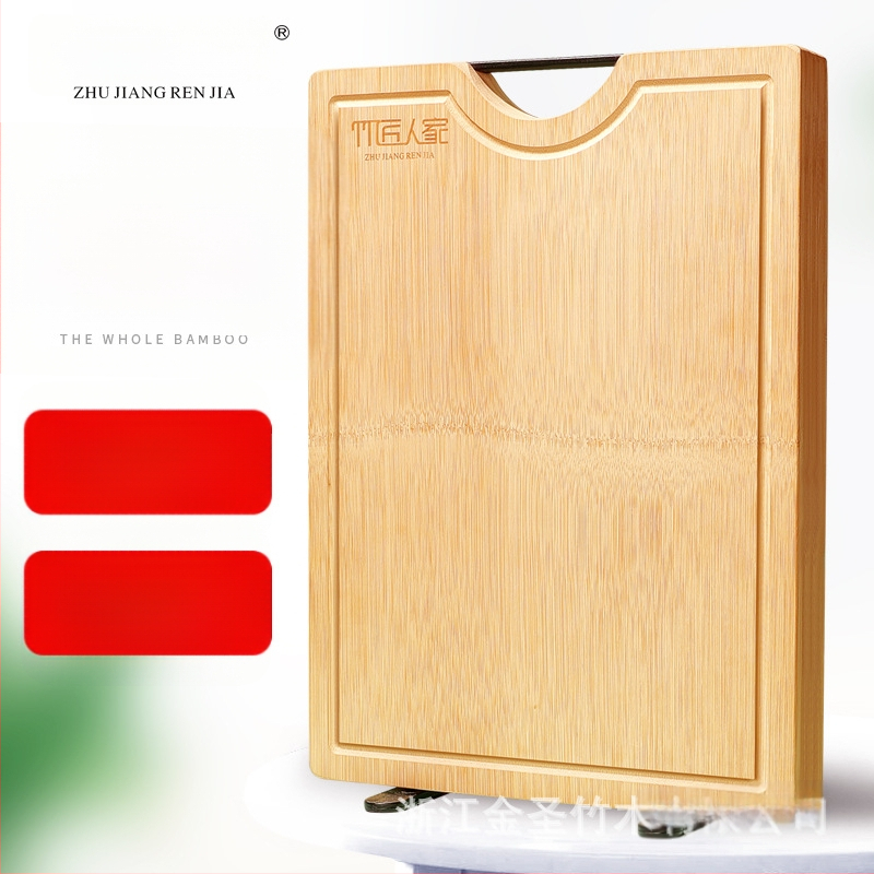 Doska na krájanie z bambusu do kuchyne, antibakteriálna, čínsky tradičný štýl, s vertikálnym dizajnom