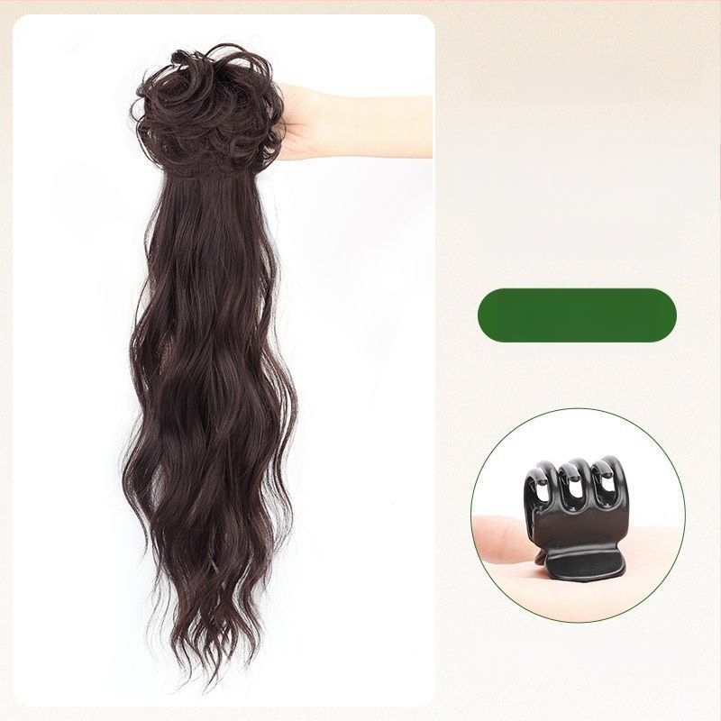 Parukas ar zemu astiņu – karstumizturīgs vads, ei sobi karstajam krāsošanai, sobib iga naha toonile ja näokuju, model: Wig ponytail