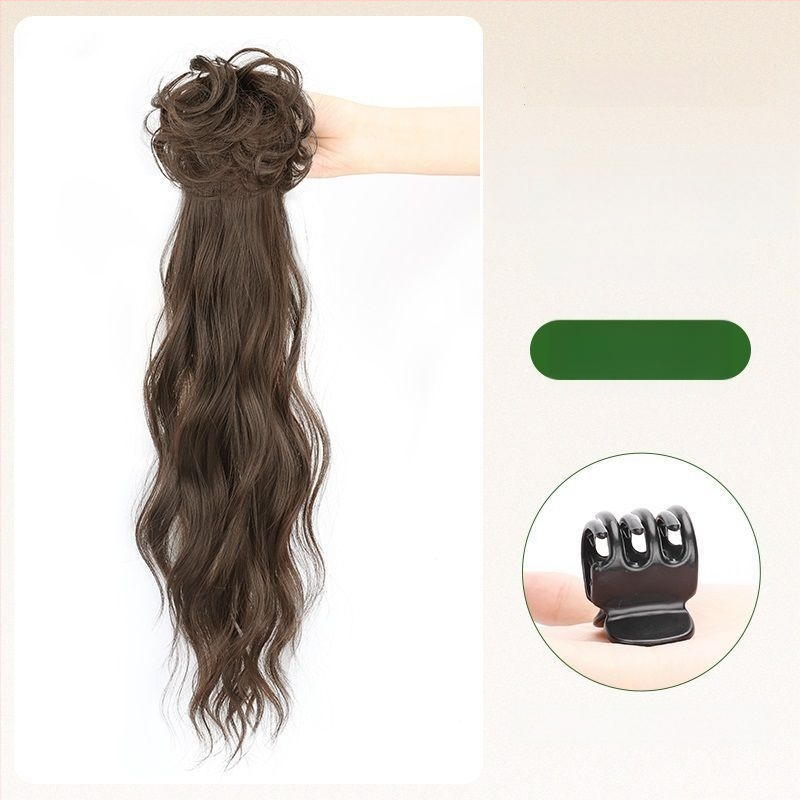 Parukas ar zemu astiņu – karstumizturīgs vads, ei sobi karstajam krāsošanai, sobib iga naha toonile ja näokuju, model: Wig ponytail