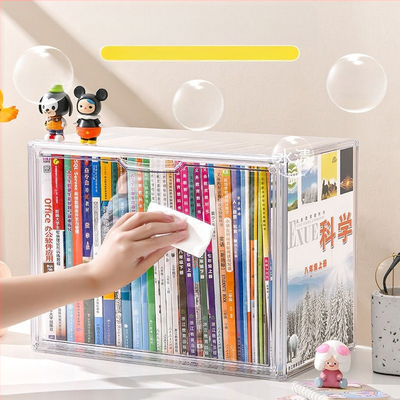 HY-868 PET-plastikust laua hoiukarp, 24L tolmukindel