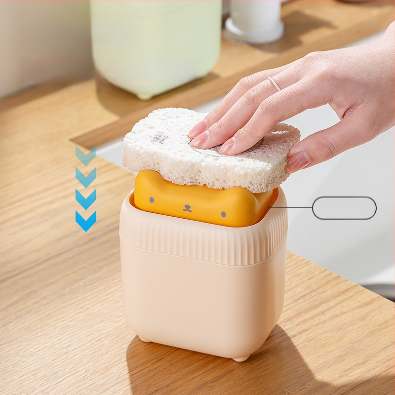 Köögiseepi dosaator Heart-made, käsipress, ABS materjal, kerge luksuslik stiil, injektsioonvormimine