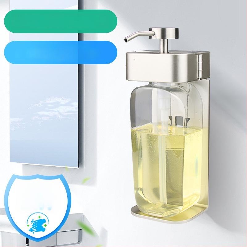 Sieninis muilo dozatorius – nerūdijančio plieno ir plastiko konstrukcija, galvų variantai: viengubas/dvigubas/trigubas, rankinis spaudimas, injekcinis formavimas, lengvas prabangos stilius