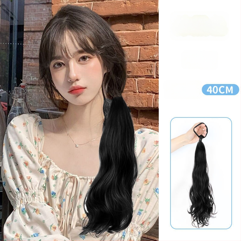 Parukas kahekordse hobusesabaga, sobib kõrge hobusesaba loomisel, kuumuskindlad kiududest, Guifu Ya kaubamärk, mudel 000123