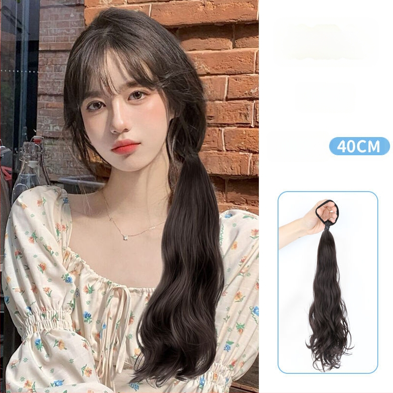 Parukas kahekordse hobusesabaga, sobib kõrge hobusesaba loomisel, kuumuskindlad kiududest, Guifu Ya kaubamärk, mudel 000123