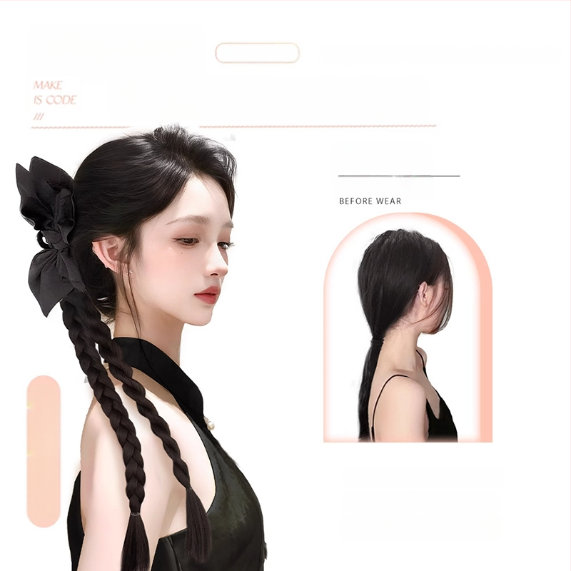 Poni stiilimise tööriist koos kahepoolse punutise klipi ja vöögiga — Kõrge temperatuuriga traat; Mehhaniline töötlemine; Ei sobi värvimiseks ega sirgendamiseks