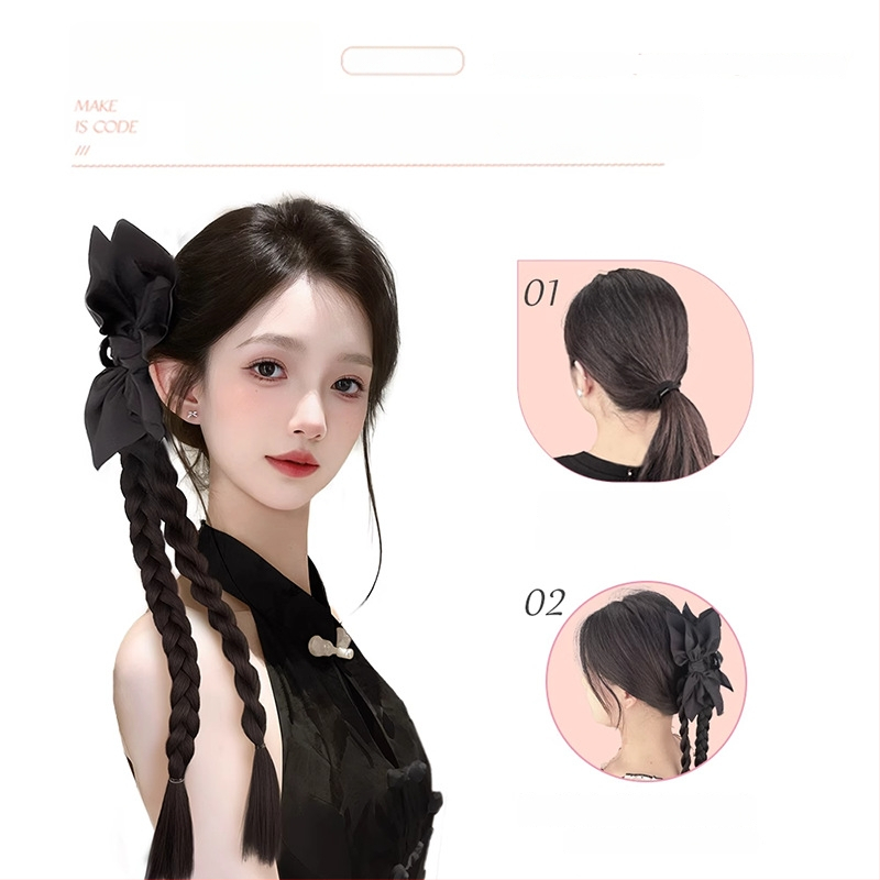 Poni stiilimise tööriist koos kahepoolse punutise klipi ja vöögiga — Kõrge temperatuuriga traat; Mehhaniline töötlemine; Ei sobi värvimiseks ega sirgendamiseks