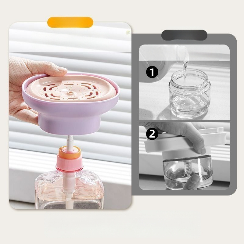 Zhongheng nõudepesuvahu doseerija, käsitsi vajutamisega, kaal 71 g, sile pind, mudeli koodid B5441/B5442