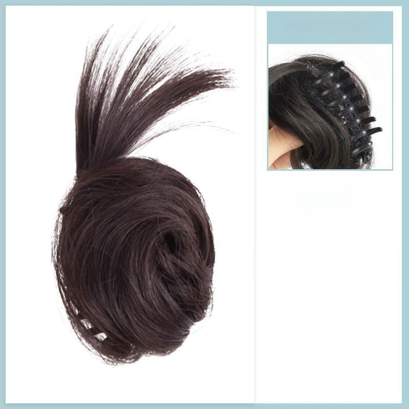 Naisepa parukas ponnytail stiiliga, realistlikud juuksed, külgnurk ja loomulik updo, kõrge temperatuuriga traat, mehhanism, värvimine või perm pole lubatud