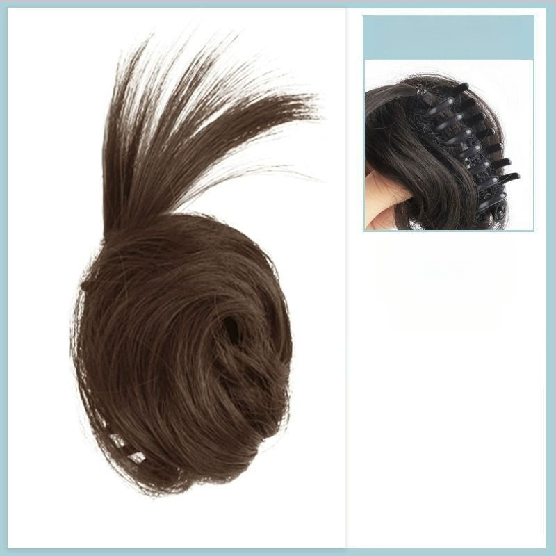 Naisepa parukas ponnytail stiiliga, realistlikud juuksed, külgnurk ja loomulik updo, kõrge temperatuuriga traat, mehhanism, värvimine või perm pole lubatud