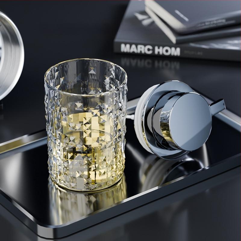 Time Machine putojantis rankų plovimo indas – PET, šviesiai prabangos stilius, dozavimas paspaudimu, poliruotas paviršius